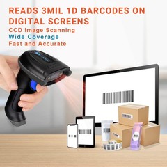 Tera Pro 1D Wireless Barcode Scanner for Windows, Mac, Android, iOS & Linux