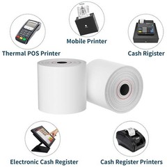 2 1/4″ x 165′ 50 Rolls Thermal Paper Cash Register POS Receipt Paper Credit Card