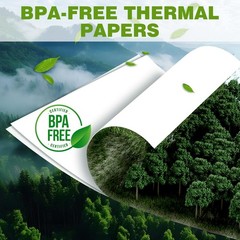 TUXIYA 100 Sheets Thermal Printer Paper 8.5 x 11 Inch,BPA free Advanced Therm…