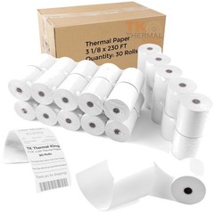 30 Rolls POS Thermal Paper 3 1/8″ x 230′ for Cash Register