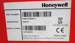 HONEYWELL USB KIT P/N 7980G-2USBC-0 BARCODE SCANNER 7980G 2D MADE IN CHINA