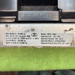 2 NCR RealScan 7878-2001 Scanner Scale, Full Size (RS232/LBS) w/RS232 Cable Inc