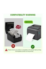12 Rolls 3 1/8″ x 170′ Sticky Thermal Receipt Paper Linerless Label (80mm)…