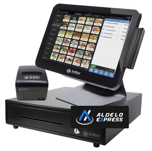 3nStar Android Fanless All-in-One POS Complete bundle 15.6″ for Aldelo Express
