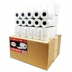 3 1/8″ x 119′ THERMAL PAPER 50 ROLLS 50 GSM Epson star Micronics TSP series