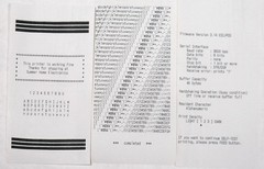Micros Epson TM-T88II M129B Thermal POS Serial Printer Tested No Power Supply
