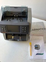 Carnation CR7 Mixed Value Bill Counter Tested Power supply and box