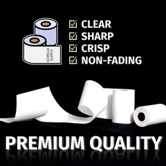 Thermal Paper Receipt Roll 2-1/4″ X 50′ BPA Free 50 Rolls