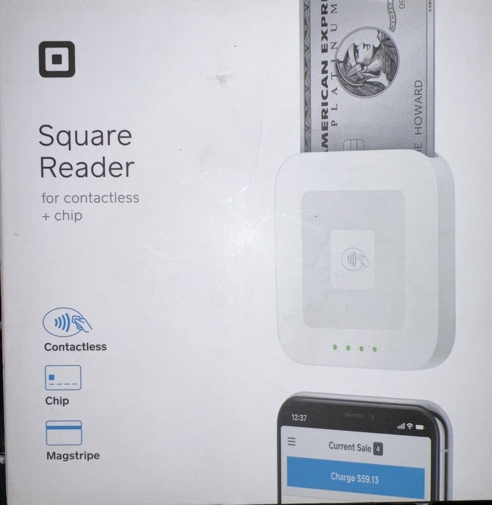 Authentic Square Credit Card Reader for Contactless & Chip Brand New