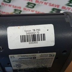 Lot of 2- Epson TM-P60 POS Thermal Receipt Printer M196B NoPwrCrds NoBttrs -USED