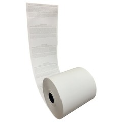 Dry Cleaners Thermal Rolls White w/Back Print 3-1/8” x 160′ 80gsm 50 Rolls