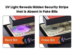 Dri Mark Tri Test – Counterfeit Bill Detector Machine w/AC Adapter – 3 Tests…