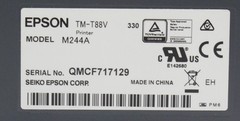 EPSON TM-T88V M244A POS Ethernet Thermal Receipt Printer; 6168235