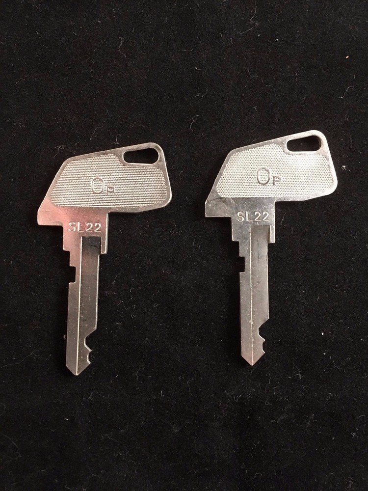 TEC CASH REGISTER, OP KEY, #SL22, SET OF 2