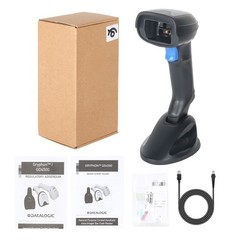 Datalogic GD4590-BK-B USB 1D 2D Handheld Barcode Scanner Reader with Base USA