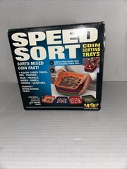 MMF Speed Sort Coin Sorting Trays Organizer Penny Nickel Dime Quarter Sorter