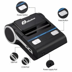 3 inch 80mm Thermal Printer Wireless Bluetooth Android iOS Mini Portable Receipt