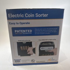 Royal Sovereign QS-1AC Electric Coin Sorter Counter Machine Tested