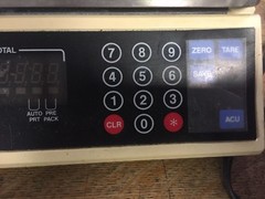 National Controls Commercial Electronic Scale Model 3400 ~ Used ~ Works Fine!