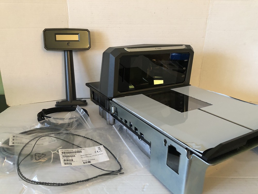 Zebra MP6200 Bar Code Scanner Original Packaging and Accessories FREE SHIPPING