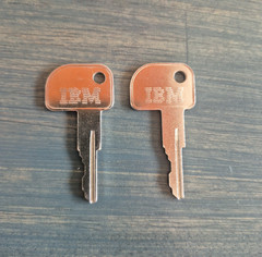 IBM 9953 Key Register – Cash Drawer Key Set – Set of 2 Replacement Keys