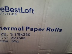 32 Rolls Thermal Paper 3 1/8″ x 230ft’ POS Cash Register Rolls BPA Free