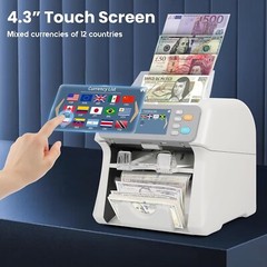 RIBAO MC-165 Two-Pocket Mixed Denomination Money Counter Machine,Bill Counter
