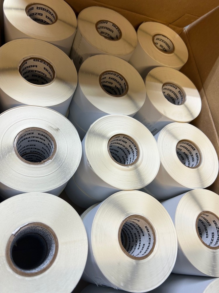 30x Bizerba 70mm x 147 feet Label Rolls NIR FDT-BL-AT-1 ,5″-1764-IR-30C-Biz 0251