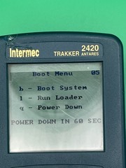Intermec Lot -Handheld Scanners -Intermec 2420 T242-Handheld(4) With 1 Battery