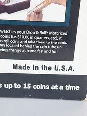 Magnif Drop And Roll Motorized Coin Sorter Battery Plastic Made In USA READ