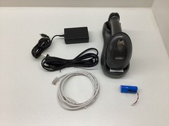 DS6878 WIRELESS BLUETOOTH 1D 2D BARCODE SCANNER KIT NEW BATTERY, MOTOROLA SYMBOL