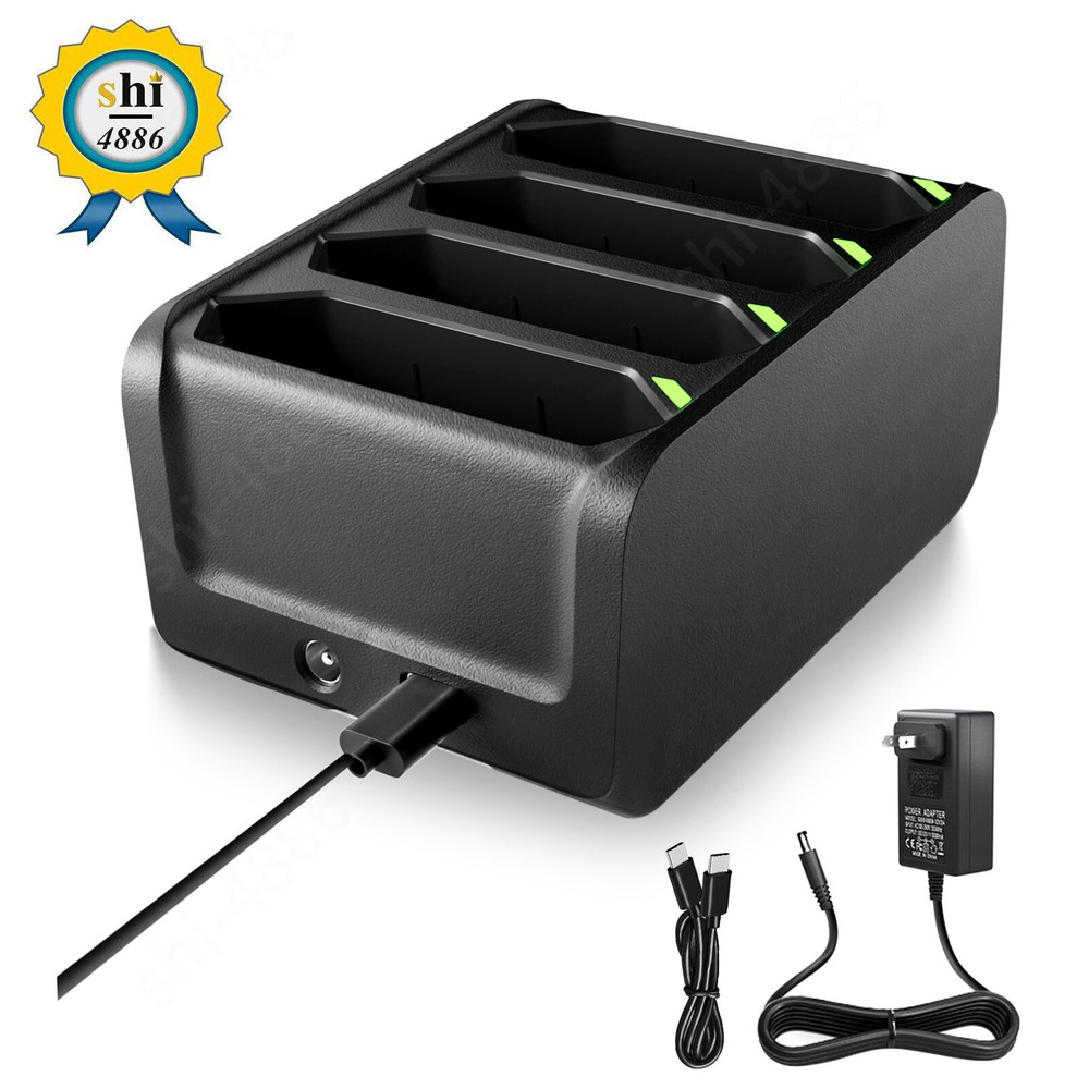 For Zebra TC72 TC70X TC75X Battery Charger Station with Type-C Cable and Adapter