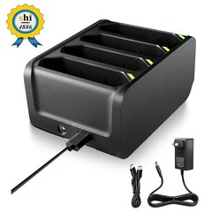 For Zebra TC72 TC70X TC75X Battery Charger Station with Type-C Cable and Adapter