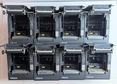 Epson TM-T88IV M129H Receipt Printer Lot of 8 Serial POS Tested w Power Supplies