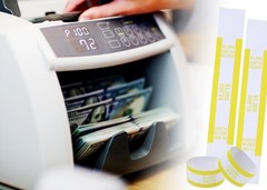 50pcs Self Sealing Cash Currency Straps Money Paper Bands Bill Wrappers Tape …