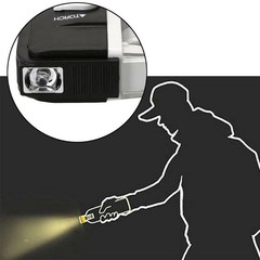 Portable Handheld UV Light Torch Blacklight Counterfeit Bill Money Detector 2in1