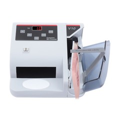Money Counter Bill Counting Machine Counterfeit Detector UV & MG & WM Cash Bank
