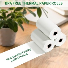 Thermal Receipt Paper Rolls POS Cash Register Credit Card 2 1/4×85 Ft 50 PCS