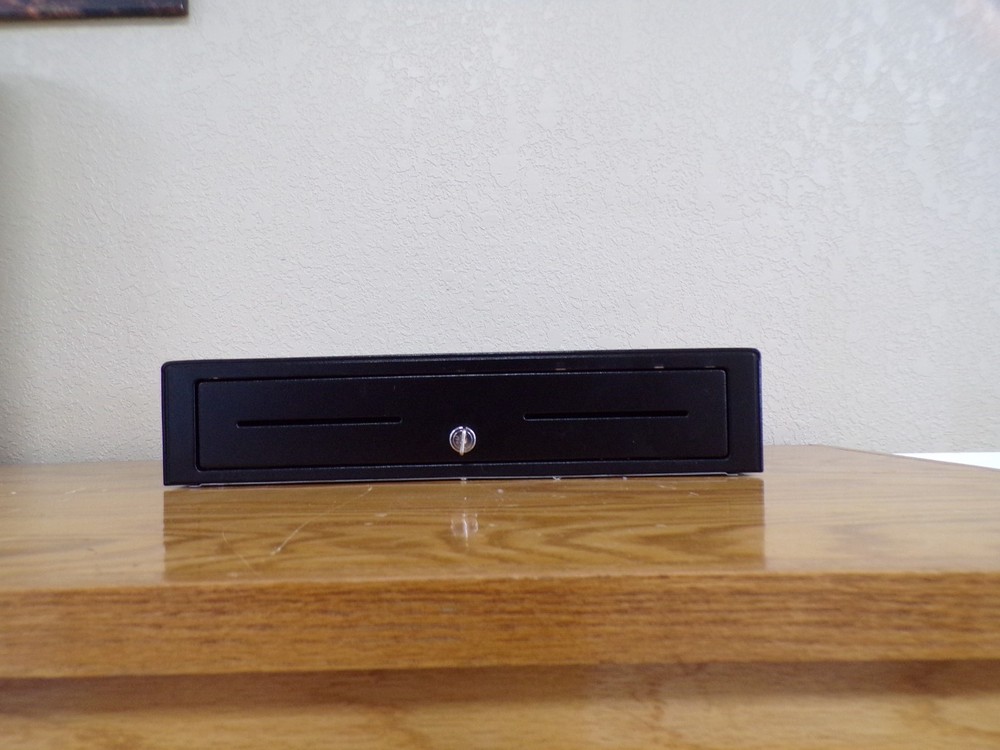 APG VASARIO CASH DRAWER VB320-BL1915 LOCK #542 KEY INCLUDED, NO CABLE INCLUDED