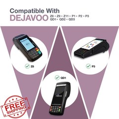 REYMOMIN Thermal Paper Rolls Dejavoo Z8 Z9 20 Rolls