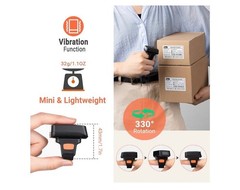 Tera Pro Extreme Performance 1D 2D QR Wireless Ring Barcode Scanner Bluetooth