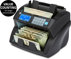 Bill Counter Cash Money Currency Count Counting Counterfeit Detector Machine