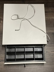 Epsilont Mini Cash Drawer EPS-410 White With 2 Keys Great Condition.