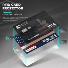 VULKIT RFID Blocking Cards 6 Pack Contactless Protection for RFID/NFC Anti-Th…