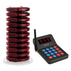 Retekess T119 Restaurant Pager System Guest Queuing 10 Buzzers Food Truck Cafe