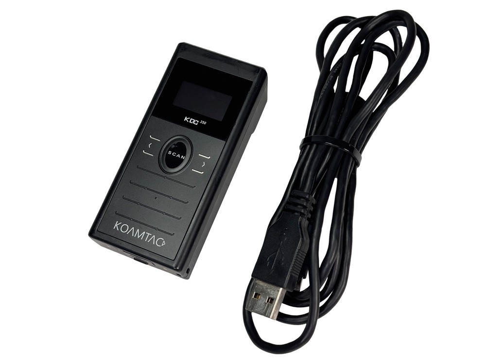 KOAMTAC KDC350 Bluetooth 1D 2D QR Code Barcode Scanner Imager w/USB Cable TESTED