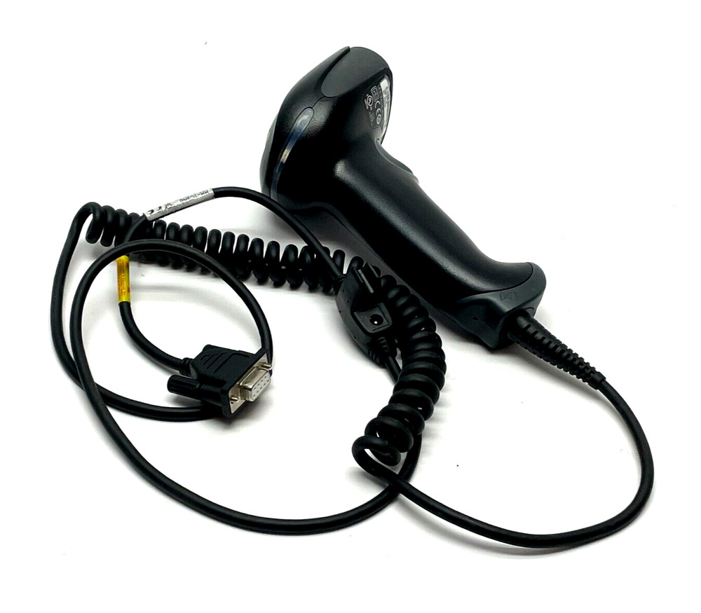 Keyence HR-100 Rev. P Handheld Barcode Reader w/ HR-1C3RB Communication Cable