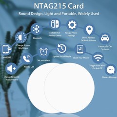 50pcs NFC Tags Ntag215 Coins 25mm Round