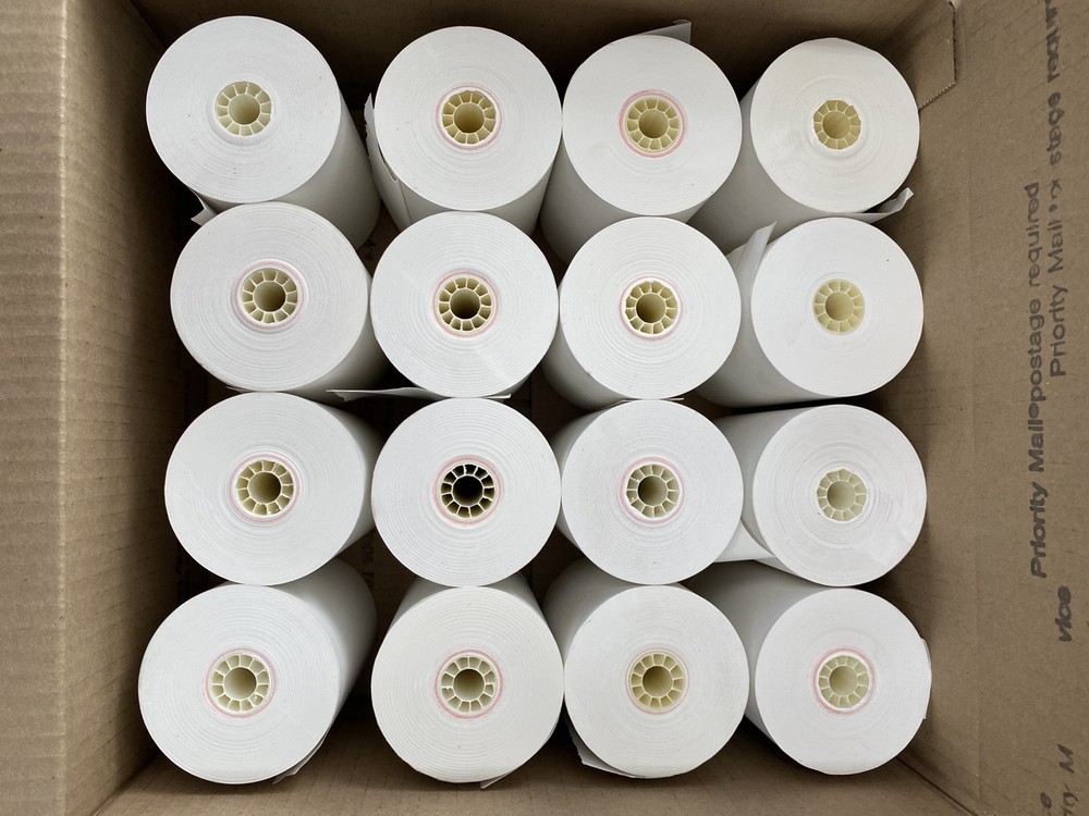 4-1/2 X 165’ 1PLY Bond Paper Roll 16R