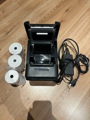 Milestone MHT-P80A Black 80mm Thermal USB LAN Thermal Printer With Auto Cutter